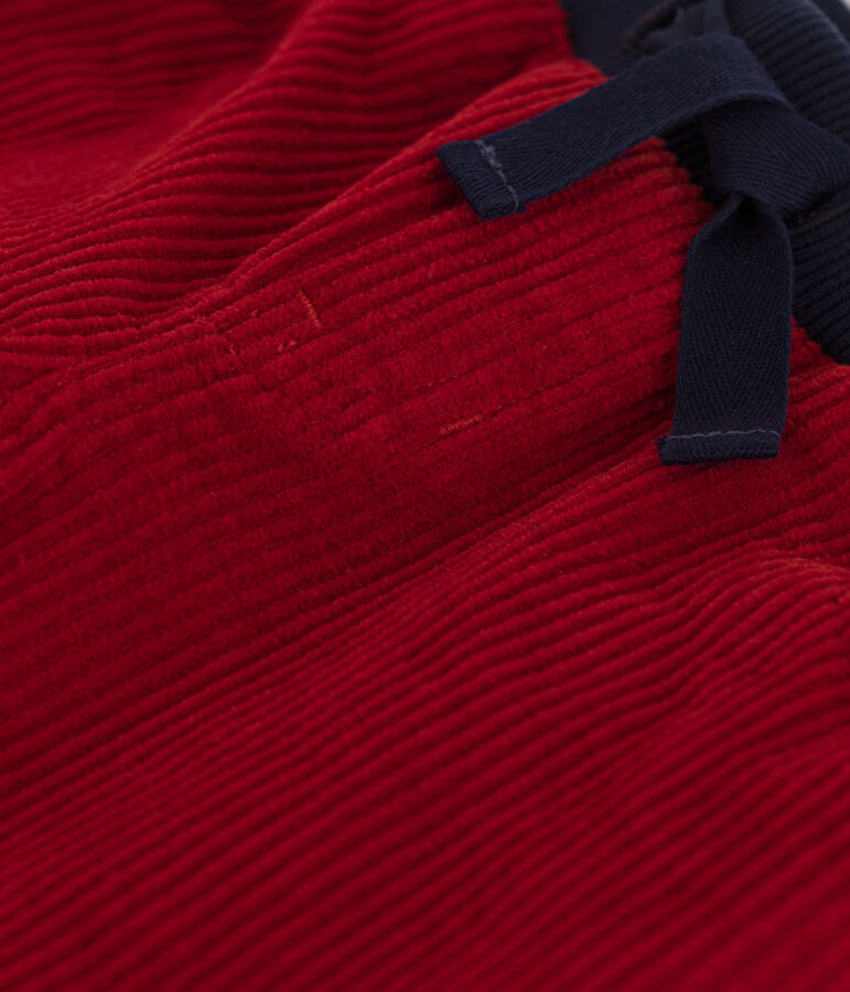 Boys' Regular Corduroy Trousers red