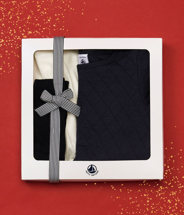 Girls' Dress and Tights Gift Set multicolor