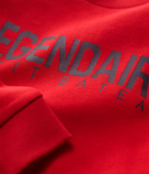 Boys' Fleece Sweatshirt red