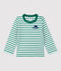 Babies' Striped Cotton T-Shirt