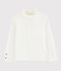 Girls' ruff collar T-shirt