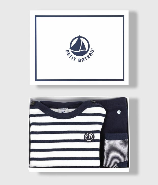 Babies' 3-piece gift set multicolor