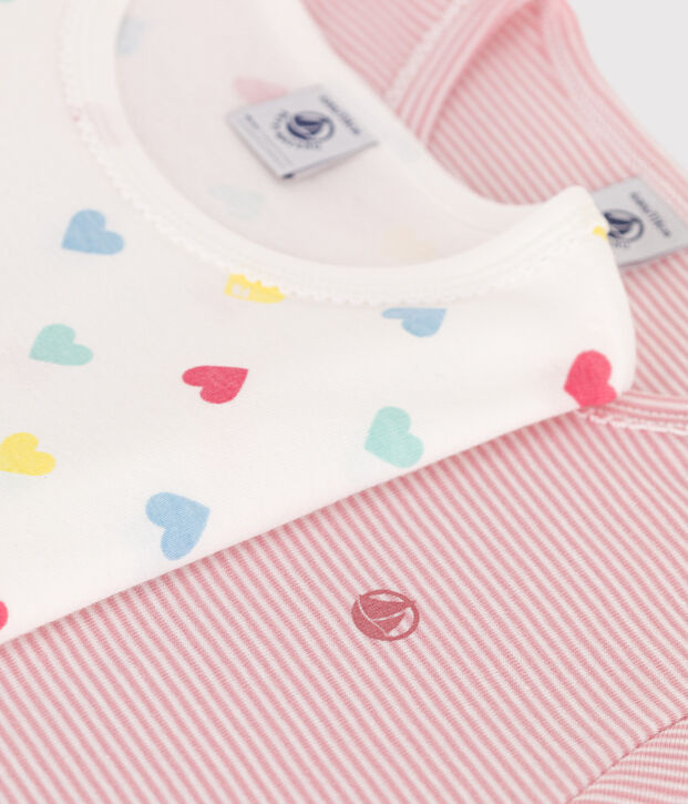 Children's short cotton pyjamas - 2-pack multicolor