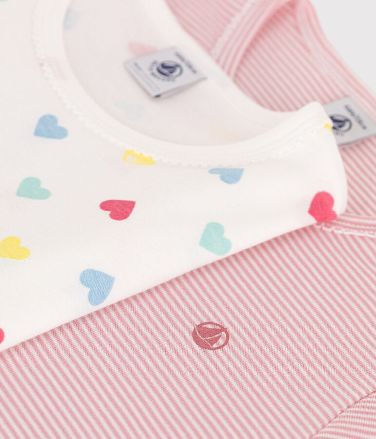 Children's short cotton pyjamas - 2-pack multicolor