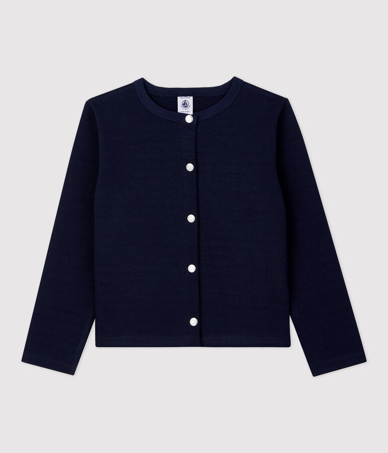 Girls' Cotton Cardigan blue