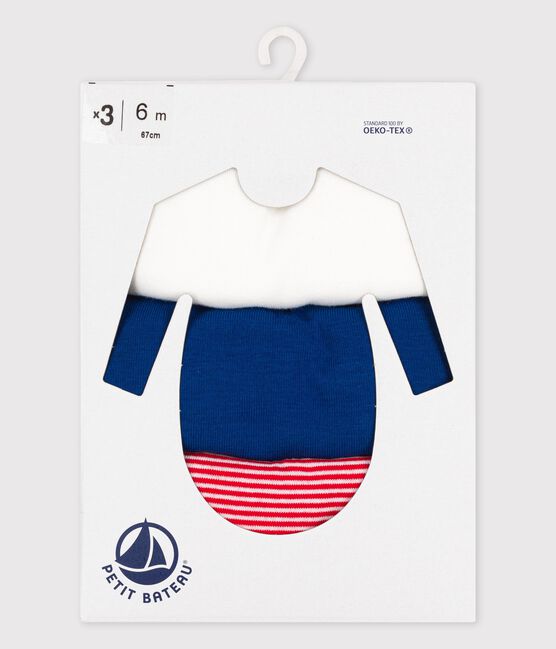 Long-Sleeved Cotton Bodysuits - 3-Pack variante 1