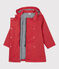 Girls' Hooded Trench coat TERKUIT red