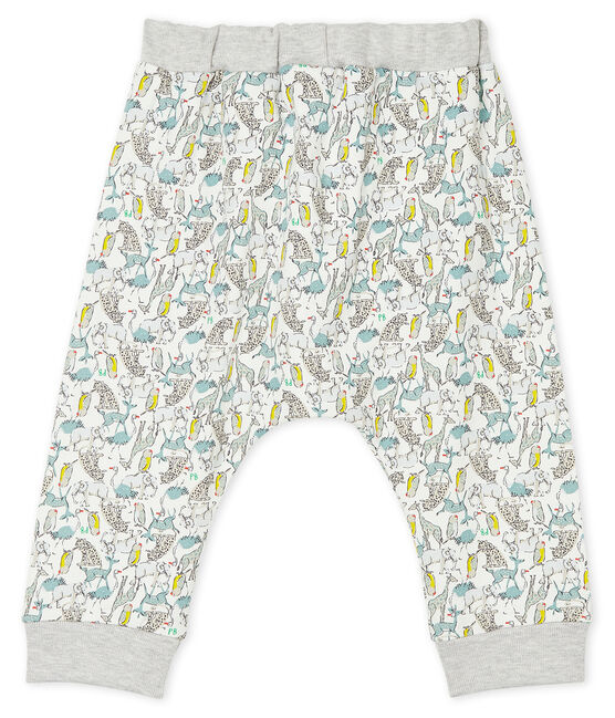 Baby Boys' Light Fleece Trousers MARSHMALLOW white/MULTICO white