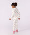 Children's cotton terry pyjamas with hearts Ecru/multicolor