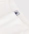 Women's cotton top with straps ECUME white