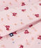 Children's long-sleeved cotton dress JOLI pink/MULTICO white