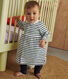 Babies' cotton dress and leggings
