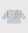 Babies' moss stitch cotton cardigan CO2