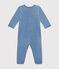 Babies' velour pyjamas BEACH blue