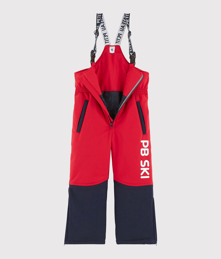 Boys'/Girls' Ski Trousers TERKUIT red/SMOKING