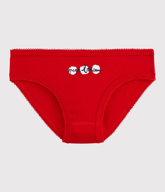 Girls' Cotton Knickers FROUFROU red