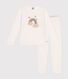 Children's cotton pyjamas printed with little hearts