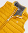 Baby boy's sleeveless jacket BOUDOR yellow