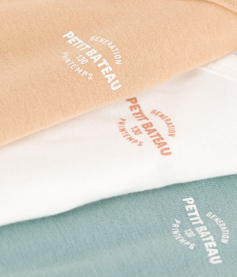 Long-Sleeved Wrapover Cotton 130 Spring Bodysuits - 3-Pack multicolor