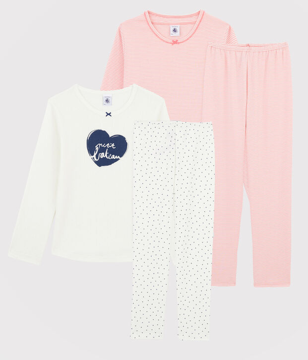 Girls&rsquo; Ribbed Pyjamas - 2-Piece Set multicolor