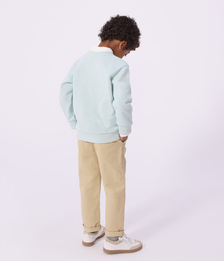 Children's cotton sweatshirt blue