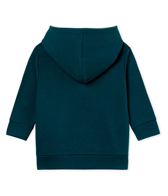 Baby boys' light hooded Sweatshirt PINEDE green
