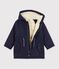 Girls' parka blue