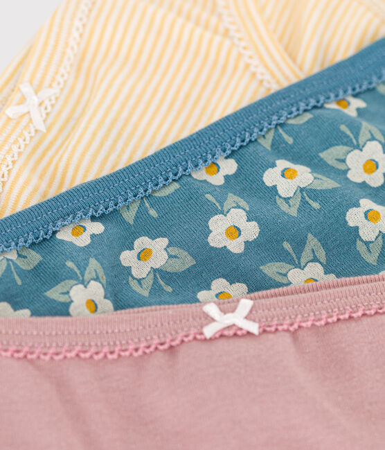 Girls' Flower Cotton Briefs - 3-Pack variante 1