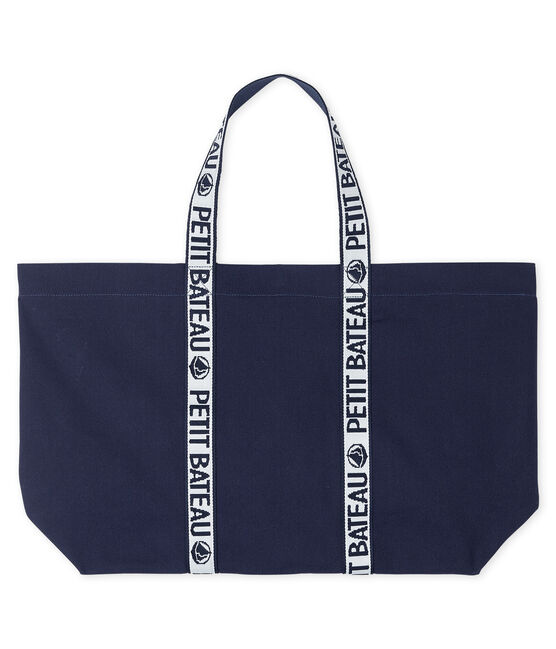 Logo Tote Bag SMOKING blue