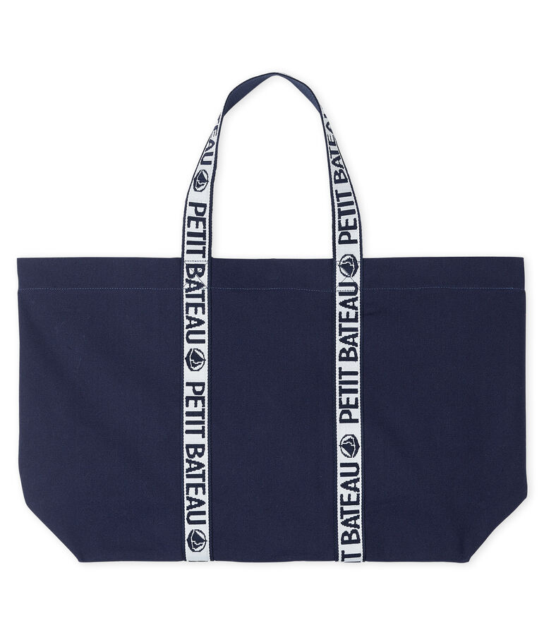 Logo Tote Bag blue