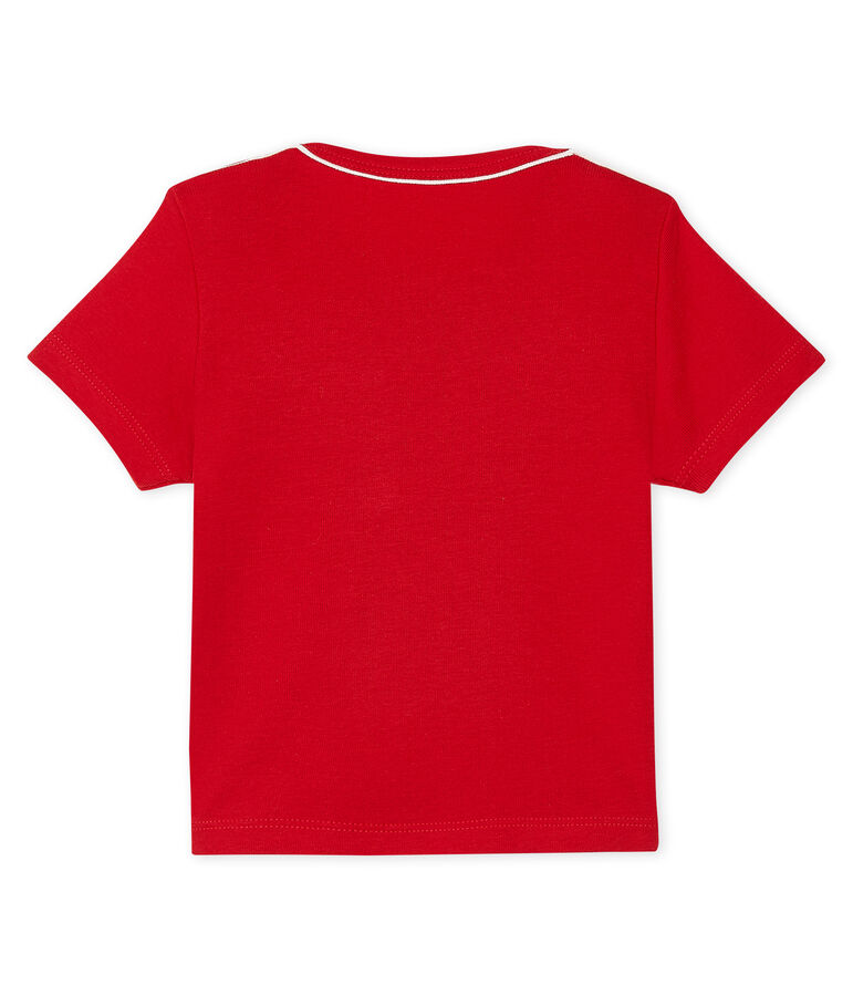 Tee shirt manches courtes b&eacute;b&eacute; gar&ccedil;on red