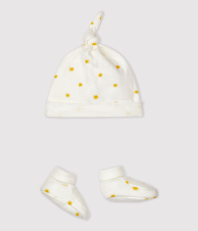 Babies' Organic Cotton Clothing - 2-Pack white/yellow