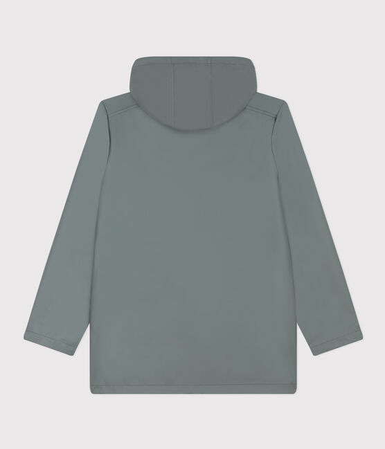 Iconic Recycled Fabric and Organic Cotton Raincoat THUYA green