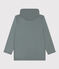 Iconic Recycled Fabric and Organic Cotton Raincoat THUYA green