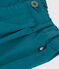 Babies' plain soft cotton trousers DRAGONFLY green