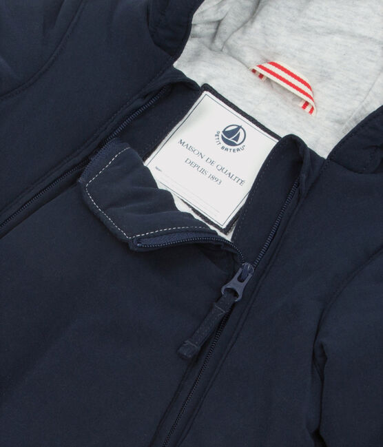 Babies' Unisex Microfibre Snowsuit ABYSSE blue