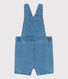 Babies' Light Denim Dungaree Shorts