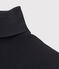 Women's Iconic Cotton Roll Neck T-Shirt NOIR black
