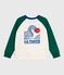 Children's printed cotton sweatshirt MILK /MULTICO