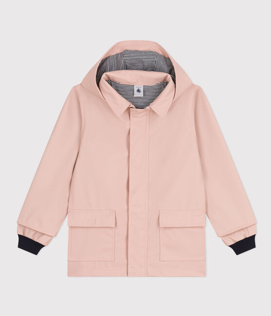 Children's unisex iconic recycled raincoat SALINE pink
