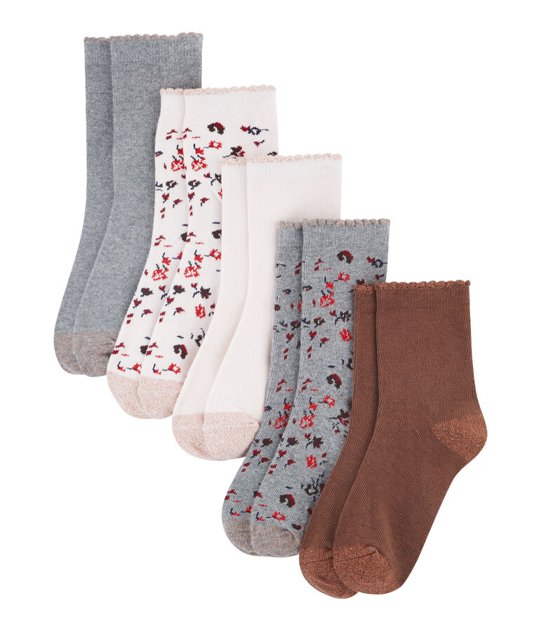Girls' Socks - 5-Piece Set multicolor