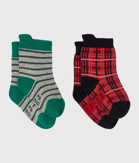 Baby Boys' Socks - 2-Piece Set TERKUIT red