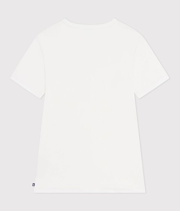 Women's short-sleeved cotton T-shirt white