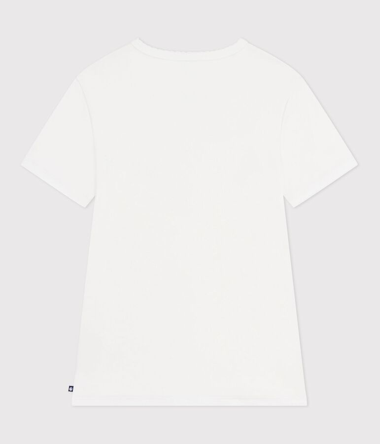 Women's short-sleeved cotton T-shirt white
