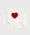 Children's printed cotton sweatshirt MILK Ecru