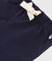 Babies' Plain Slub Jersey Shorts SMOKING blue