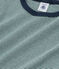 Boys' Short-sleeved Pyjamas PINEDE green/MARSHMALLOW white