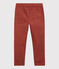Boys' Regular Cotton Serge Trousers OMBRIE brown
