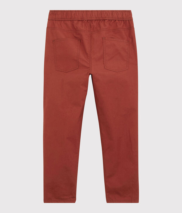 Boys' Regular Cotton Serge Trousers brown