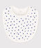 Cotton bib MARSHMALLOW white/NEWBLEU